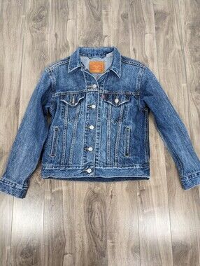 Levi's Women's 29944 0006 Ex Boyfriend Jean Denim Trucker Jacket Extra Small